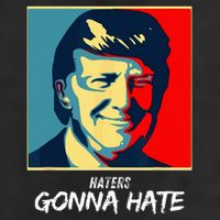 Funny Haters Gonna Hate Quote Golf Towel