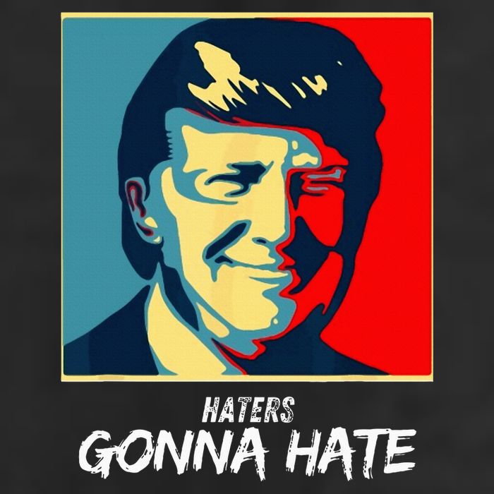 Funny Haters Gonna Hate Quote Golf Towel