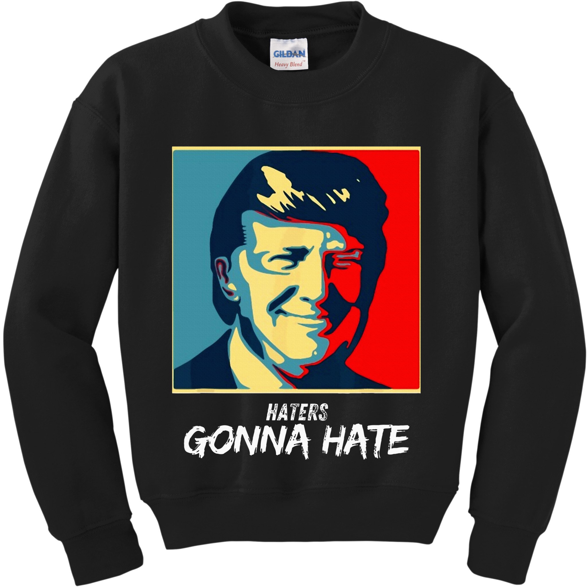 Funny Haters Gonna Hate Quote Kids Sweatshirt