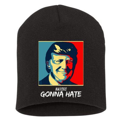 Funny Haters Gonna Hate Quote Short Acrylic Beanie