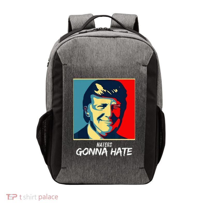 Funny Haters Gonna Hate Quote Vector Backpack