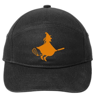 Funny Halloween Golf Halloween Golf Club 7-Panel Snapback Hat