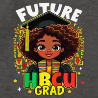 Future Hbcu Grad Black Girl Afro Black History Month Vector Backpack