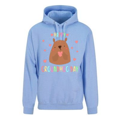 Funny Happy Groundhog Day 2024 Unisex Surf Hoodie