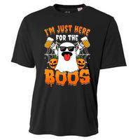 Funny Halloween Ghost Costume IM Just Here For The Boos Cooling Performance Crew T-Shirt