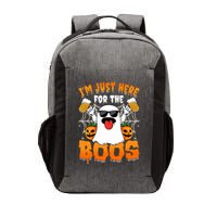 Funny Halloween Ghost Costume IM Just Here For The Boos Vector Backpack