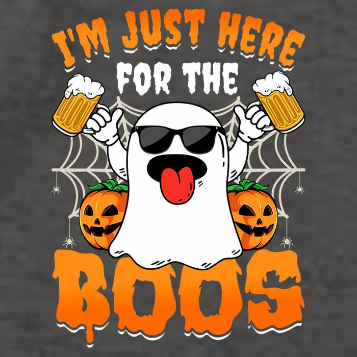 Funny Halloween Ghost Costume IM Just Here For The Boos Vector Backpack