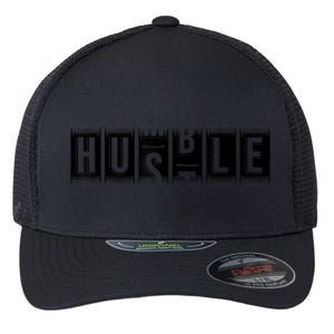 Funny Hustle Gift For Men And Women Cool Humble Odometer Flexfit Unipanel Trucker Cap