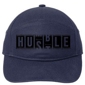 Funny Hustle Gift For Men And Women Cool Humble Odometer 7-Panel Snapback Hat