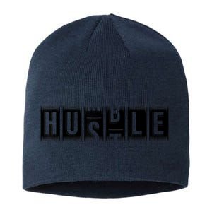 Funny Hustle Gift For Men And Women Cool Humble Odometer Sustainable Beanie