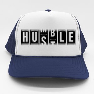 Funny Hustle Gift For Men And Women Cool Humble Odometer Trucker Hat