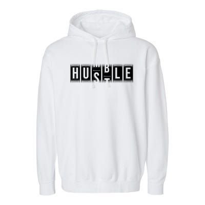 Funny Hustle Gift For Men And Women Cool Humble Odometer Garment-Dyed Fleece Hoodie