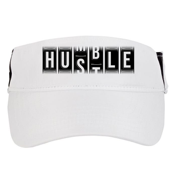 Funny Hustle Gift For Men And Women Cool Humble Odometer Adult Drive Performance Visor