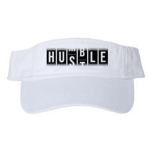 Funny Hustle Gift For Men And Women Cool Humble Odometer Valucap Bio-Washed Visor