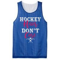 Funny Hockey Hair Dont Care Ice Hockey Player Mom Gift Mesh Reversible Basketball Jersey Tank