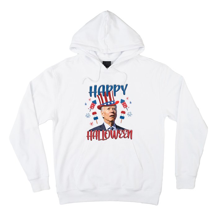 Funny Happy Halloween Biden Fourth Of July Funny 4th Of July Hoodie