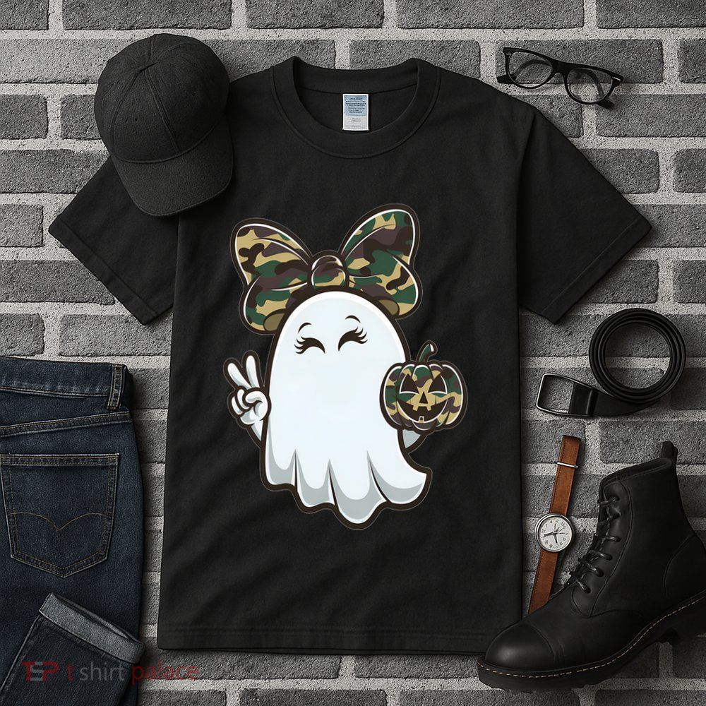 Funny Hello Hunting Season Halloween Camouflage Camo Ghost Tall T-Shirt