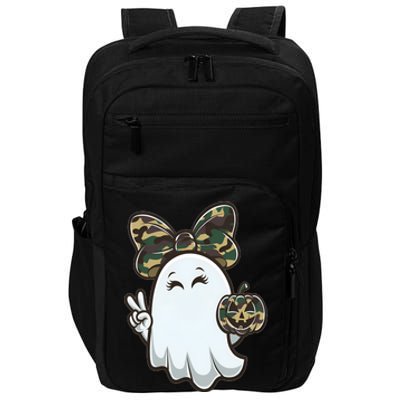 Funny Hello Hunting Season Halloween Camouflage Camo Ghost Impact Tech Backpack