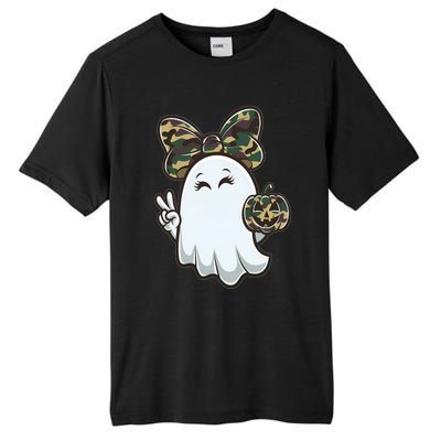 Funny Hello Hunting Season Halloween Camouflage Camo Ghost Tall Fusion ChromaSoft Performance T-Shirt