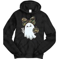 Funny Hello Hunting Season Halloween Camouflage Camo Ghost Tie Dye Hoodie