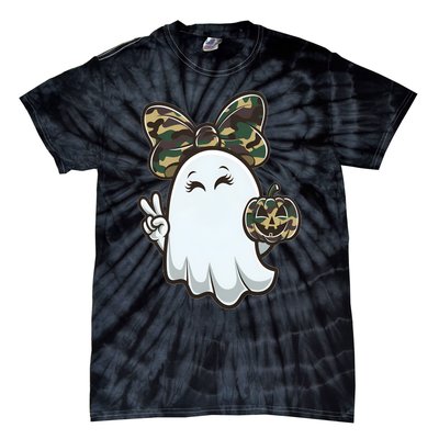 Funny Hello Hunting Season Halloween Camouflage Camo Ghost Tie-Dye T-Shirt