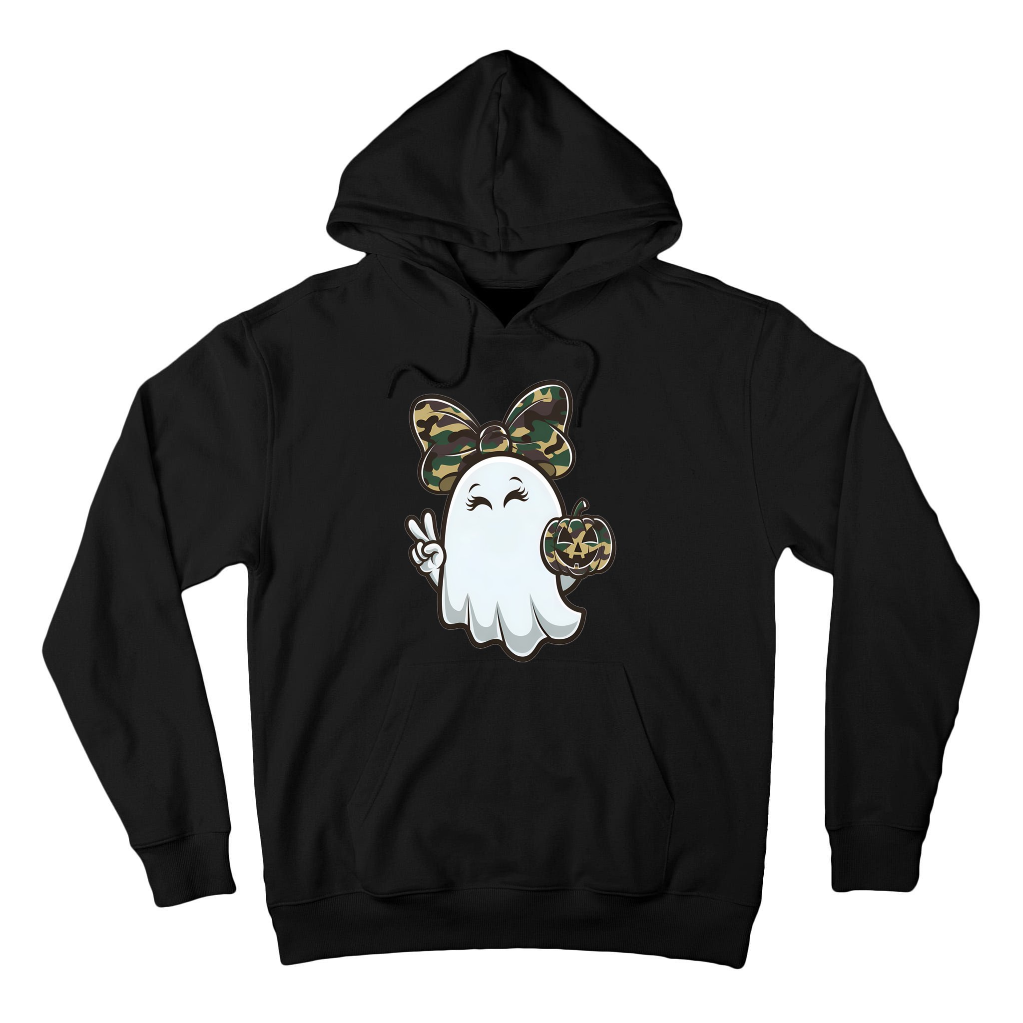 Funny Hello Hunting Season Halloween Camouflage Camo Ghost Tall Hoodie