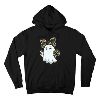 Funny Hello Hunting Season Halloween Camouflage Camo Ghost Tall Hoodie