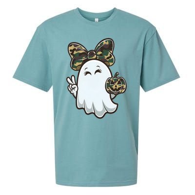 Funny Hello Hunting Season Halloween Camouflage Camo Ghost Sueded Cloud Jersey T-Shirt