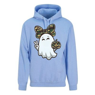 Funny Hello Hunting Season Halloween Camouflage Camo Ghost Unisex Surf Hoodie