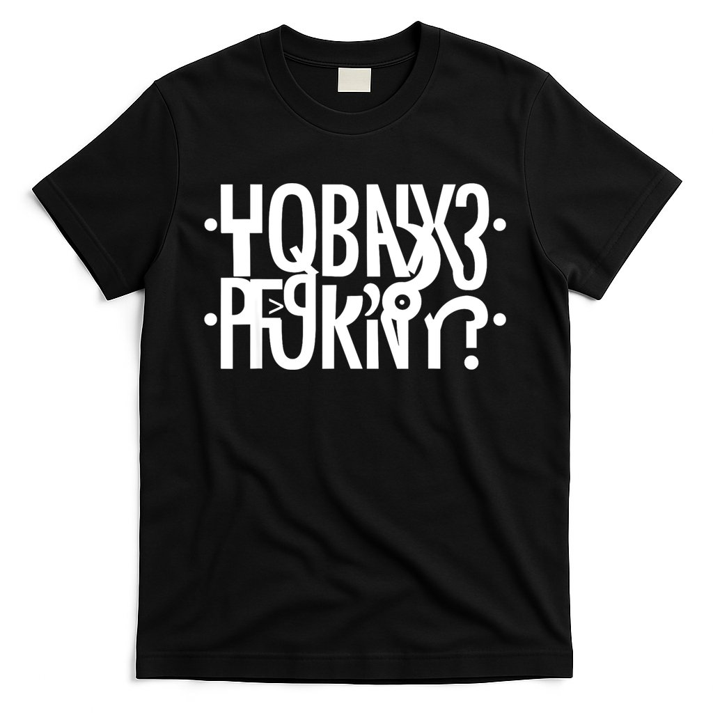 Funny Horny Hidden Message Horny? Reflexed Secret Message T-Shirt