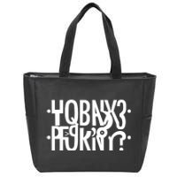 Funny Horny Hidden Message Horny? Reflexed Secret Message Zip Tote Bag