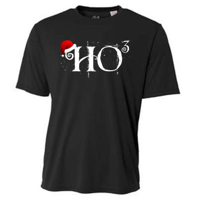 Funny Ho Ho Ho Ho To The Third Power Santa Cooling Performance Crew T-Shirt