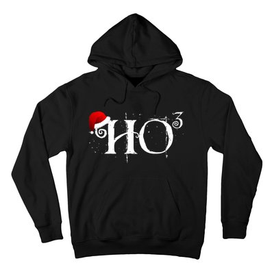 Funny Ho Ho Ho Ho To The Third Power Santa Hoodie