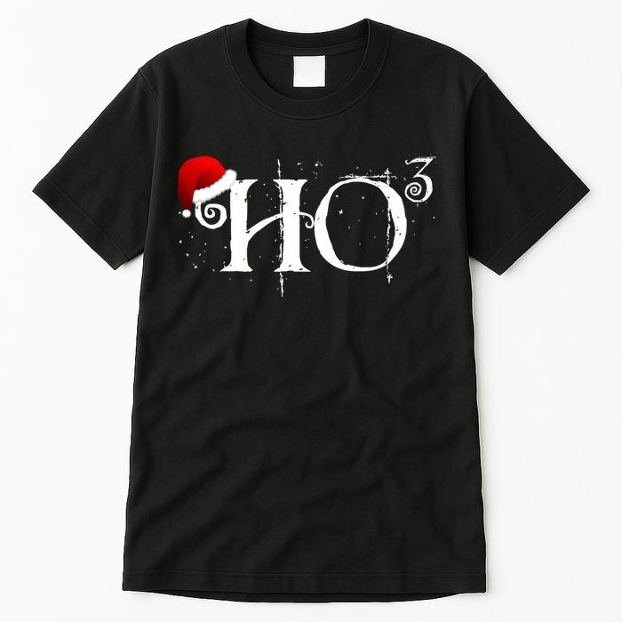 Funny Ho Ho Ho Ho To The Third Power Santa Tall T-Shirt