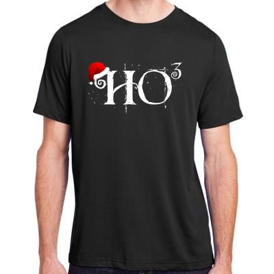 Funny Ho Ho Ho Ho To The Third Power Santa Adult ChromaSoft Performance T-Shirt