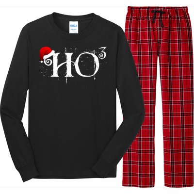 Funny Ho Ho Ho Ho To The Third Power Santa Long Sleeve Pajama Set