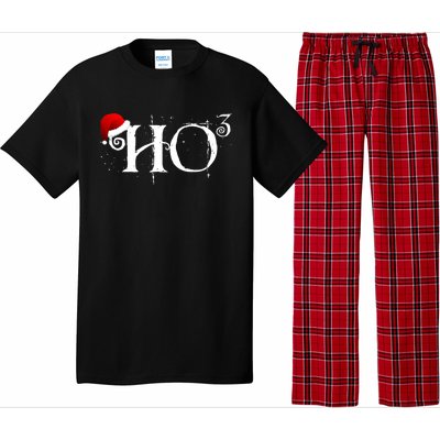 Funny Ho Ho Ho Ho To The Third Power Santa Pajama Set