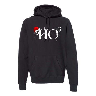 Funny Ho Ho Ho Ho To The Third Power Santa Premium Hoodie