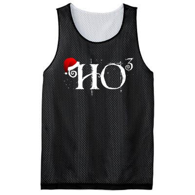 Funny Ho Ho Ho Ho To The Third Power Santa Mesh Reversible Basketball Jersey Tank