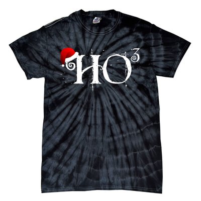 Funny Ho Ho Ho Ho To The Third Power Santa Tie-Dye T-Shirt