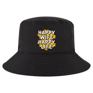 Funny Husband Happy Wife Happy Life Cool Gift Cool Comfort Performance Bucket Hat