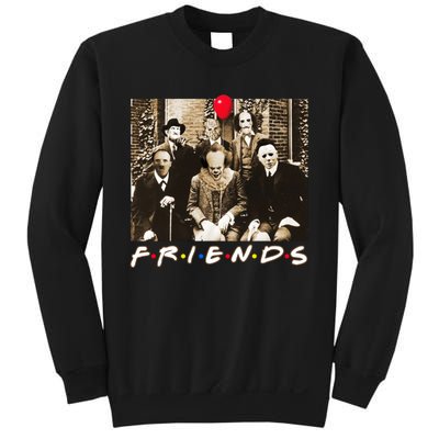 Friends Halloween Horror Team Scary Movies Costume Sweatshirt