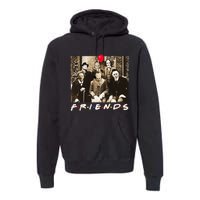 Friends Halloween Horror Team Scary Movies Costume Premium Hoodie