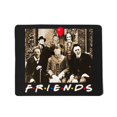 Friends Halloween Horror Team Scary Movies Costume Mousepad