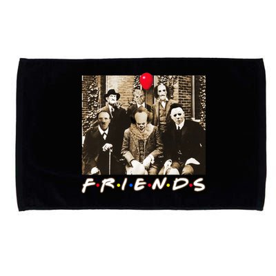 Friends Halloween Horror Team Scary Movies Costume Microfiber Hand Towel