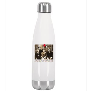 Friends Halloween Horror Team Scary Movies Costume Stainless Steel Insulated Water Bottle