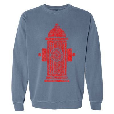 FIRE HYDRANT HALLOWEEN COSTUME PRETEND IM A FIRE HYDRANT Garment-Dyed Sweatshirt