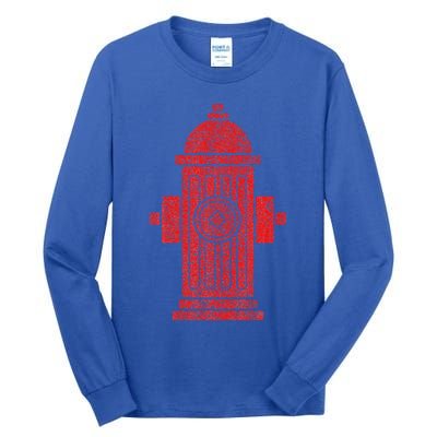 FIRE HYDRANT HALLOWEEN COSTUME PRETEND IM A FIRE HYDRANT Tall Long Sleeve T-Shirt