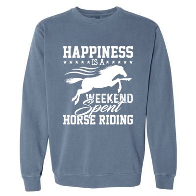 Funny Horse Horse Horse Riding Gift Garment-Dyed Sweatshirt