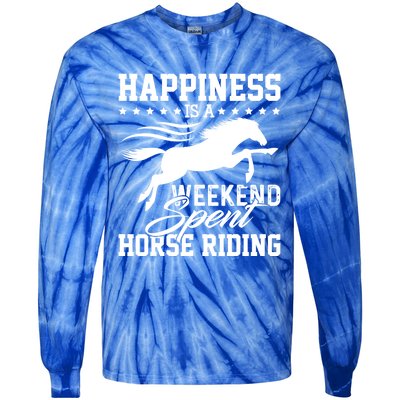 Funny Horse Horse Horse Riding Gift Tie-Dye Long Sleeve Shirt